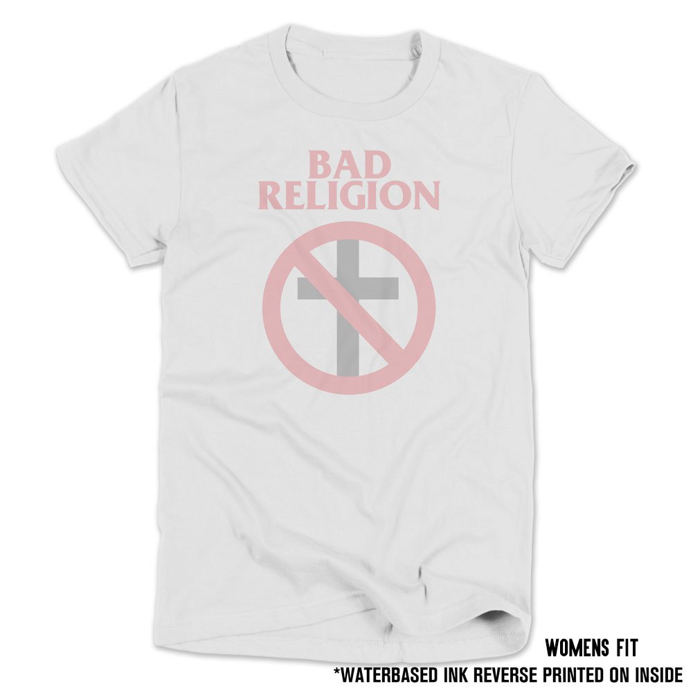 Bad Religion (Crossbuster Reverse) Fitted Girl T-Shirt