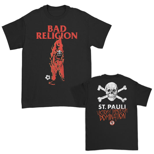 FC St. Pauli/Bad Religion (Victory Through Domination) T-Shirt