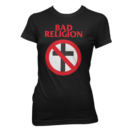 Bad Religion (Crossbuster) Fitted Girl T-Shirt